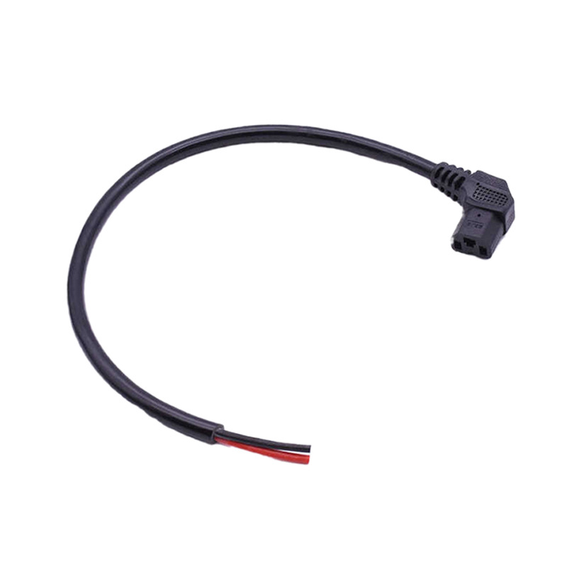 Triciclo 6 cables de codo cuadrados para cable de alimentación de vehículo eléctrico engrosado 4 accesorios de enchufe de enchufe de enchufe de carro de batería cuadrada