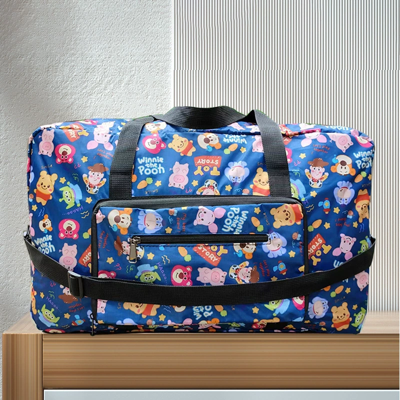 Foldable handheld travel bag, purse, capacious luggage sports bag, storage bag, suitcase, equipment bag