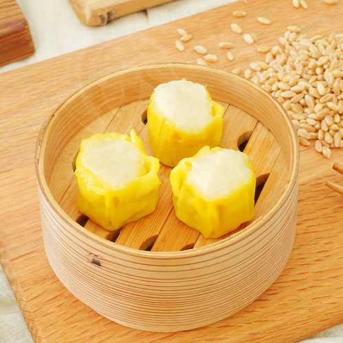 Fish Paste Siu Mai 500g Seafood Snack Fresh Balls Frozen Semi-Finished Food Breakfast and Afternoon Tea Ingredient Wholesale