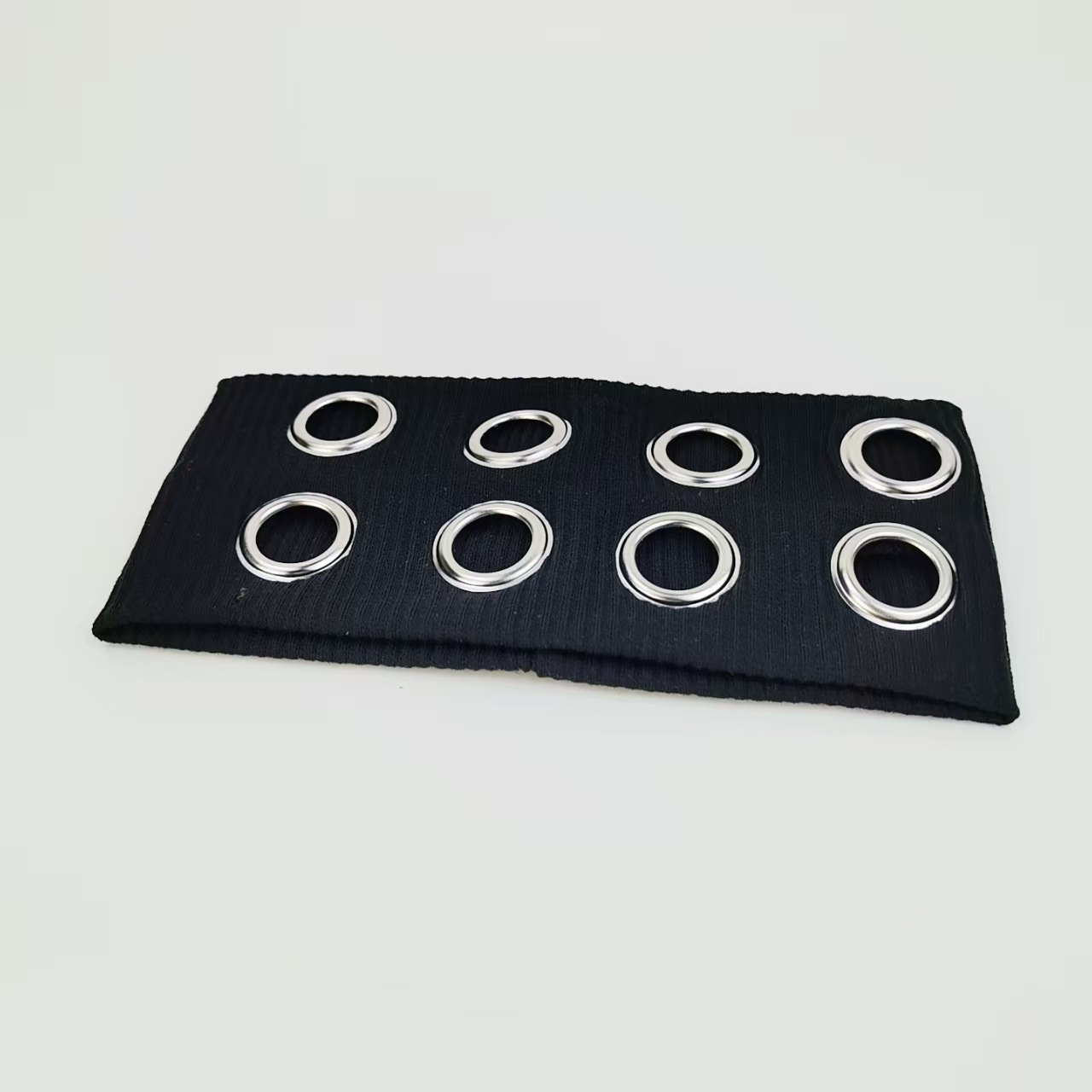 Hot Girl agujeros redondos huecos elásticos bandas de cabello europeas y americanas retro gótico punk subcultura rock festival de moda tocado