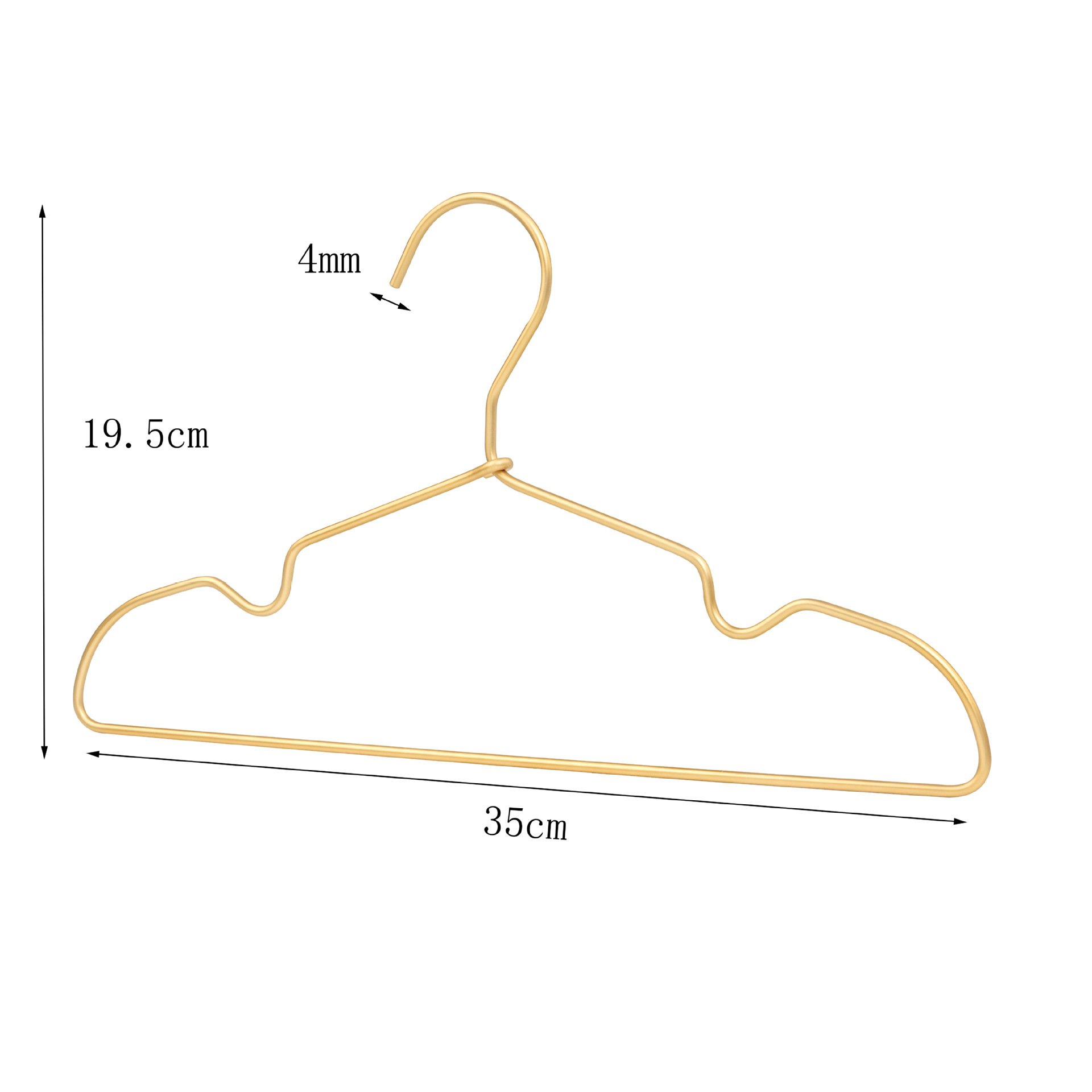 Percha de aluminio no impresa pantalones de secado de metal pantalones de rack clip percha de aleación de aluminio sin costura ropa gruesa antideslizante soporte ventas directas de fábrica