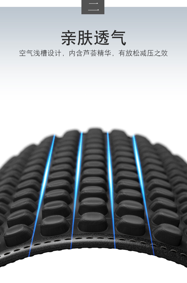 Car Seat Cushion Summer Cooling Cushion Gel Breathable Ventilated Butt Cushion Seat Cushion Cool Seat Cushion Single Piece Neutral for All Seasons