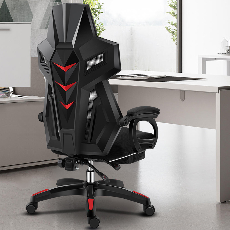 Silla de deportes electrónicos, silla de juego, silla de computadora, silla de oficina, silla de personal, sedentario, no cansado, acostado en casa