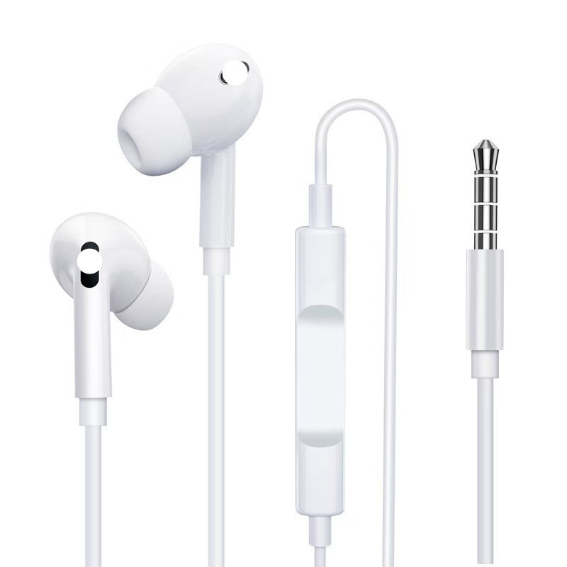 3.5円穴有線イヤホンtype-c半入耳式ハイビジョン通話携帯電話マイク付きイヤホン工場卸売り|undefined