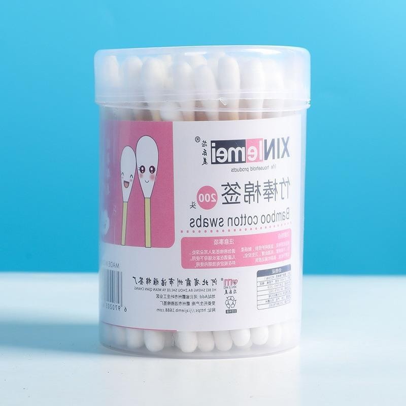 厂家批发双头木棒棉签清洁棒一次性卫生棉棒掏耳朵化妆卸妆棉签棒|undefined
