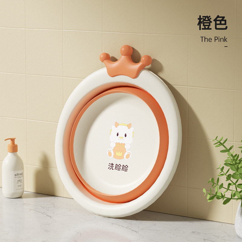 Jingqi ベビー折りたたみ洗面器、子供用お尻洗い、新生児専用小型洗面器 3 点セット|undefined
