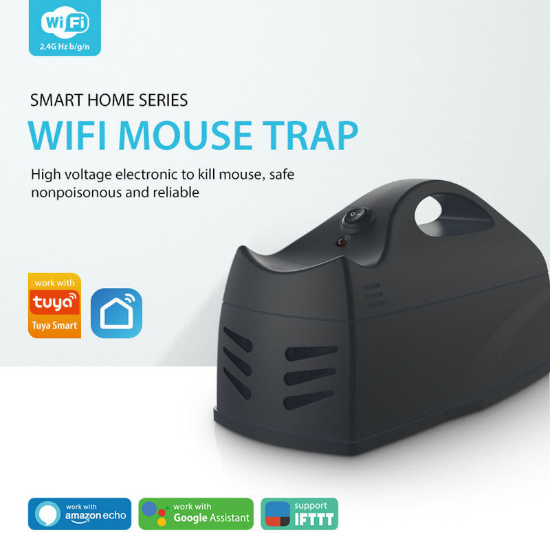 WiFi MousetrapWiFi智能无线老鼠笼灭鼠器涂鸦智能扑鼠器全套