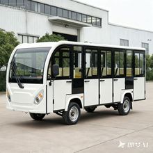 新款 14 座封闭电动观光车 | 景区园区全封闭舒适观光、高效通勤