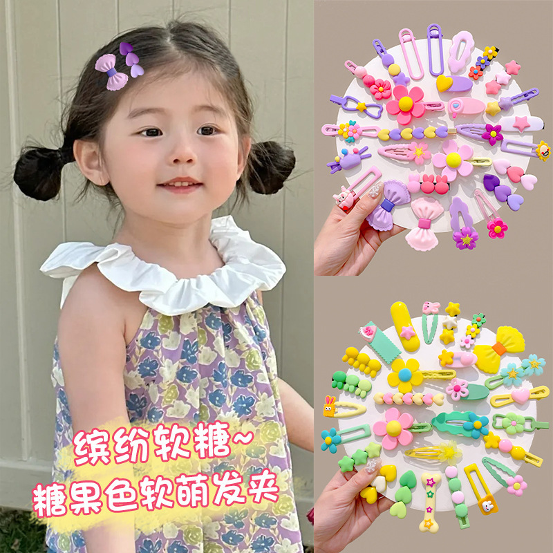 かわいいドーパミンカモノハシヘアピン女の子のためのサイド前髪カード子供の漫画かわいい帽子少女ヘアアクセサリー|undefined