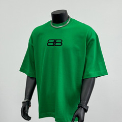 正確バージョン高品質B家潮牌BBロックプリント半袖tシャツ