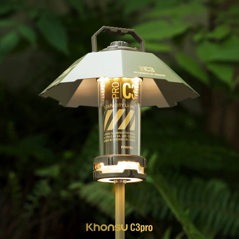 Khonsu/空宿C3PRO战术露营灯高亮便携充电帐篷营地户外手电照明灯|undefined