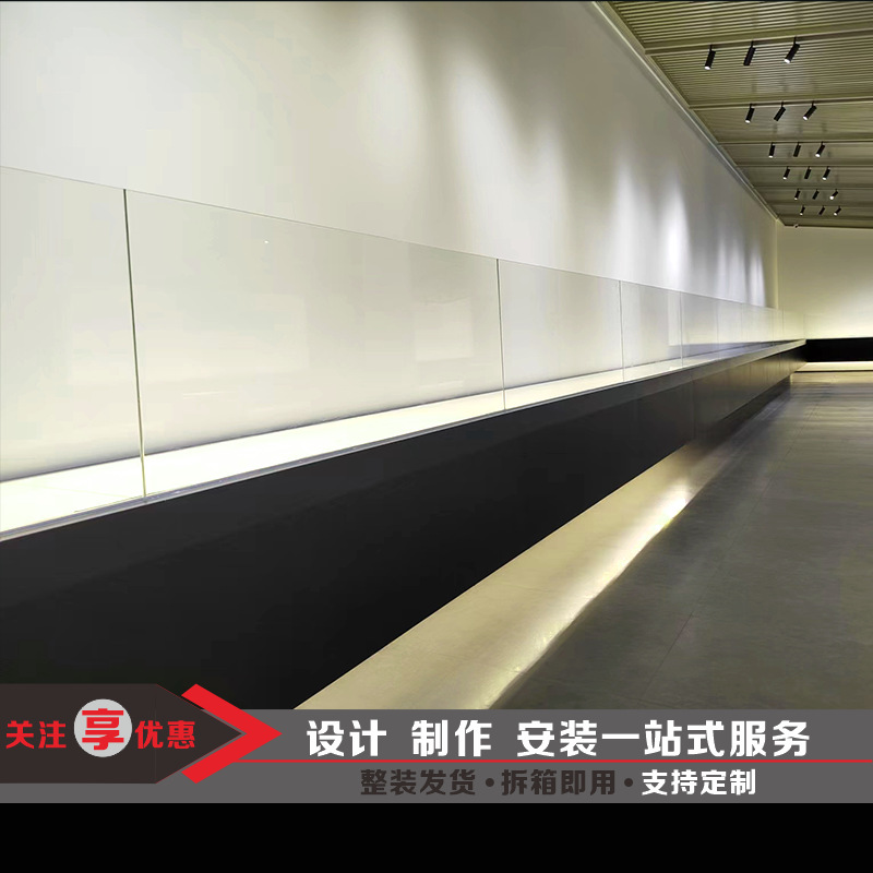 博物馆展柜厂家 纪念馆/书画柜/金属/玻璃博物馆通柜加工直销