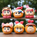 Q版动漫章鱼小葵风间阿呆小新 葫芦手办玩偶桌面摆件客厅手办