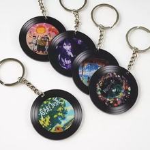 亚克力钥匙扣套尺定 制黑胶CD音乐唱片挂件立牌.摇摇乐.徽章.夹子
