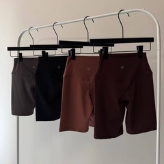 lu家瑜伽裤 Align Short4寸裸感复古瑜伽高腰户外训练骑行裤定 做