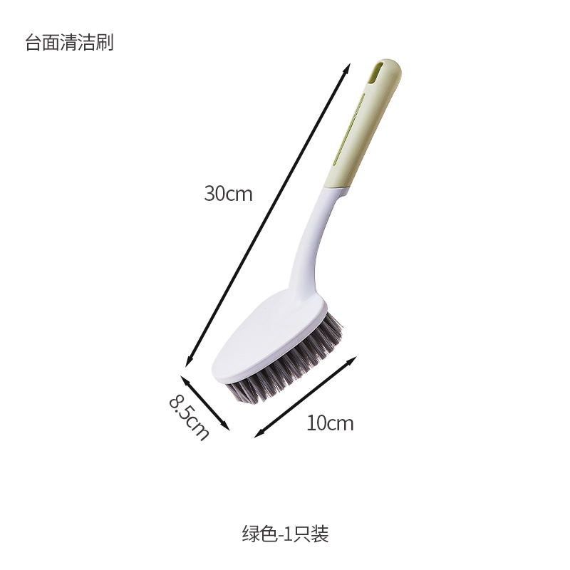 삼각형 청소 브러시 녹색 1 팩