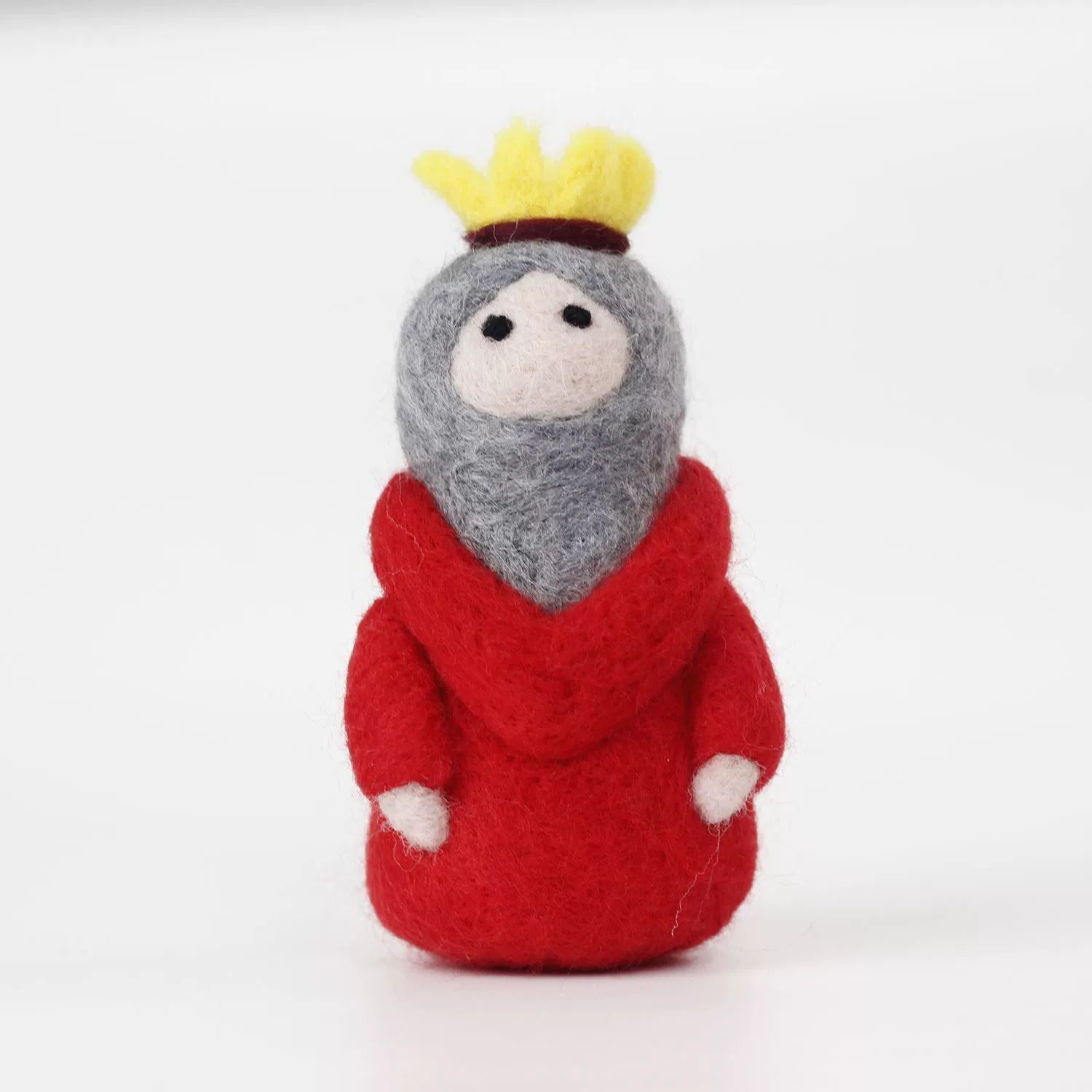 Wool felt Christmas doll set, English tutorial, multiple characters and craft tools
