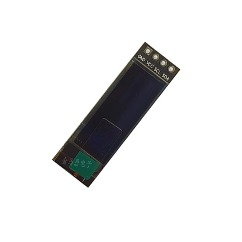 [0.91-дюймовый OLED LCD дисплей 4 стежка 128*32 точечная линия драйвер SSD1306 IIC интерфейс модуль монохромный цвет]