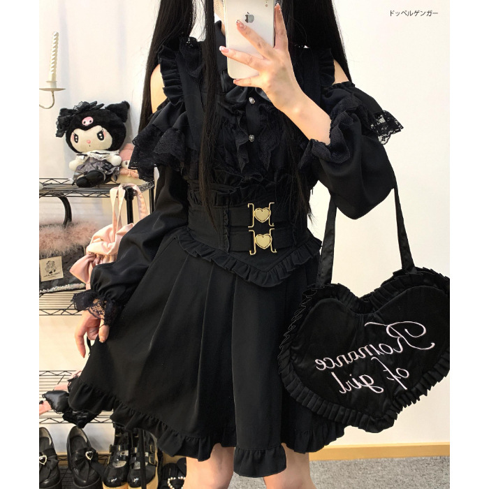 KittyBxllet***【恋爱铃】蕾丝花边双层镂空袖小心机蕾蕾系|undefined