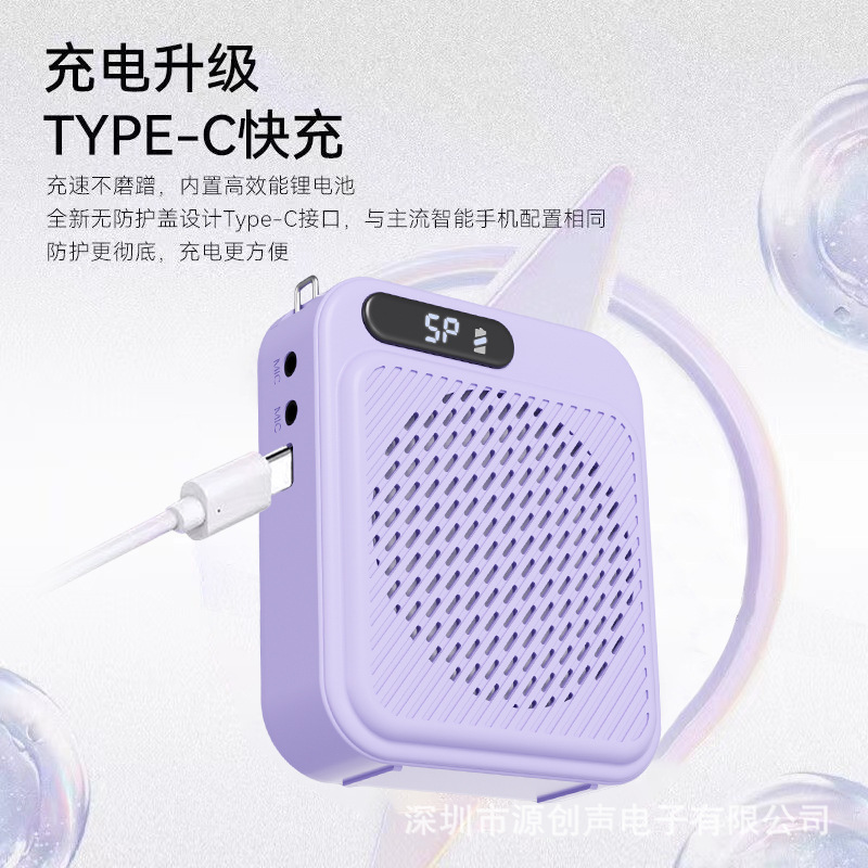 新しいクロスボーダーダブルマイク教師教育リトルビーアンプカード U ディスク Bluetooth プレーヤーガイドマイク|undefined