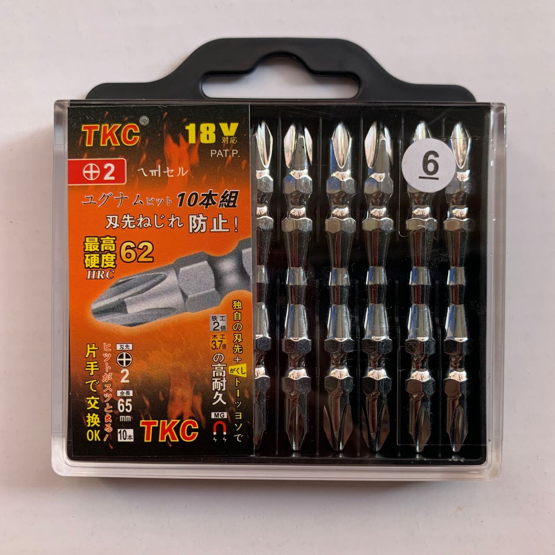 Fabricante japonés TKC destornillador cabeza alta calidad destornillador cabeza calidad estable resistencia al desgaste buena destornillador cabeza