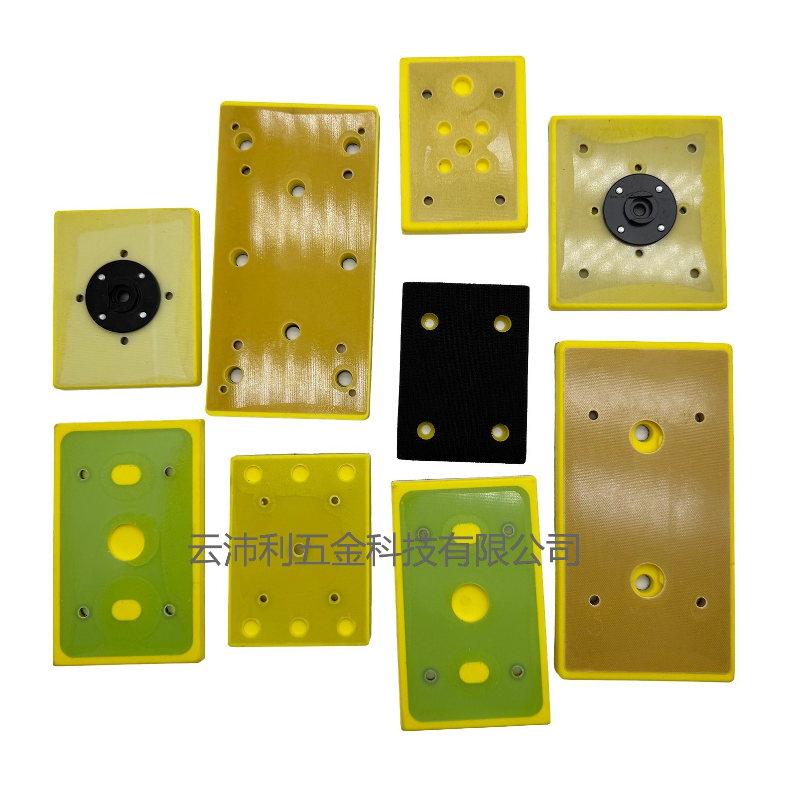 方形气动抛光盘打磨机研磨底盘 方形拉绒底盘研磨气动工具配件