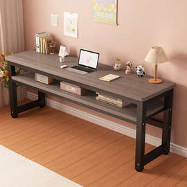 写字家用卧室电脑桌方桌子书桌工作实木长条桌窄桌台长学生简易面
