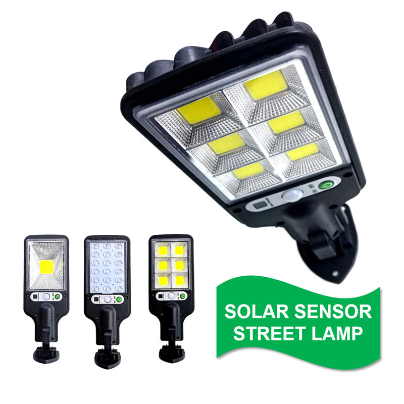 Lámpara solar LED de aluminio para exterior, con sensor de movimiento y control remoto, impermeable, ideal para jardín o patio