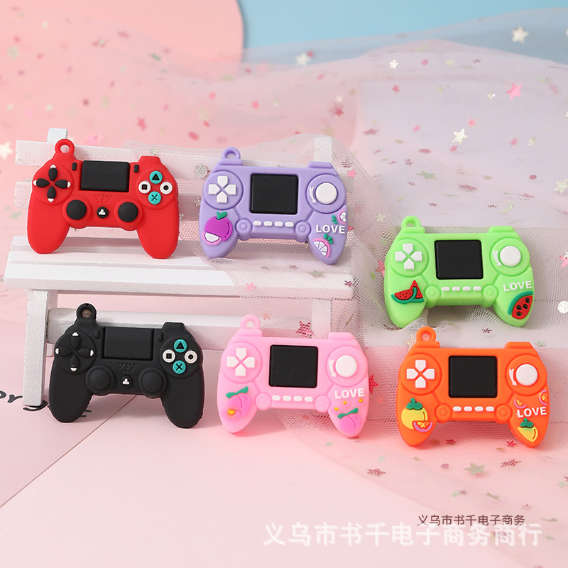 新款PVC软胶水果游戏机掌机儿童怀旧经典俄罗斯老式手柄趣味