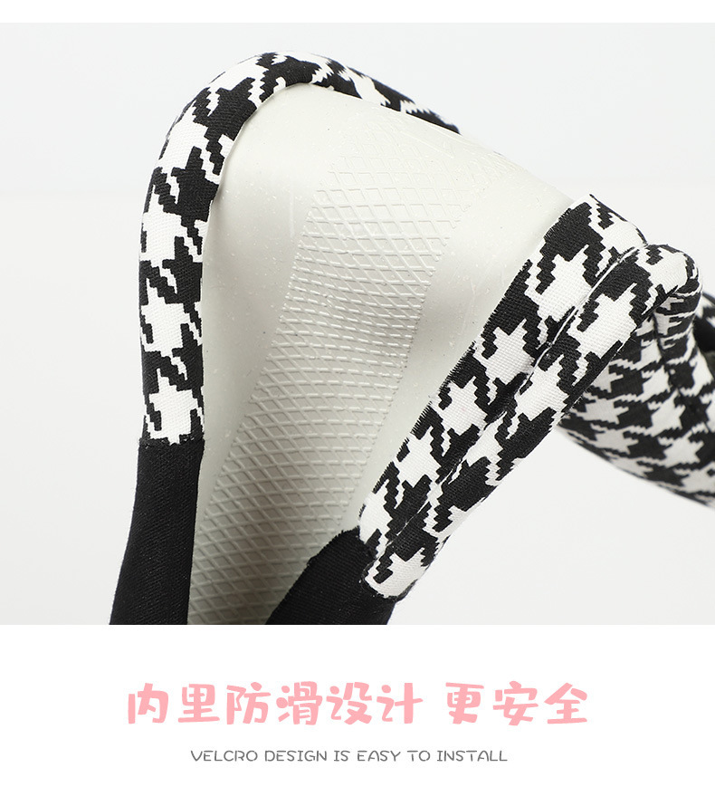 Car safety belt shoulder protective cover houndstooth bow car safety belt shoulder protective fashion Anti-tightening neck car supplies