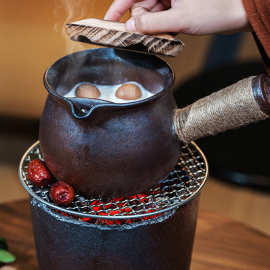 茶壶围炉煮茶景德镇烤奶陶罐罐罐大容量家用电陶明火烤罐亚马逊