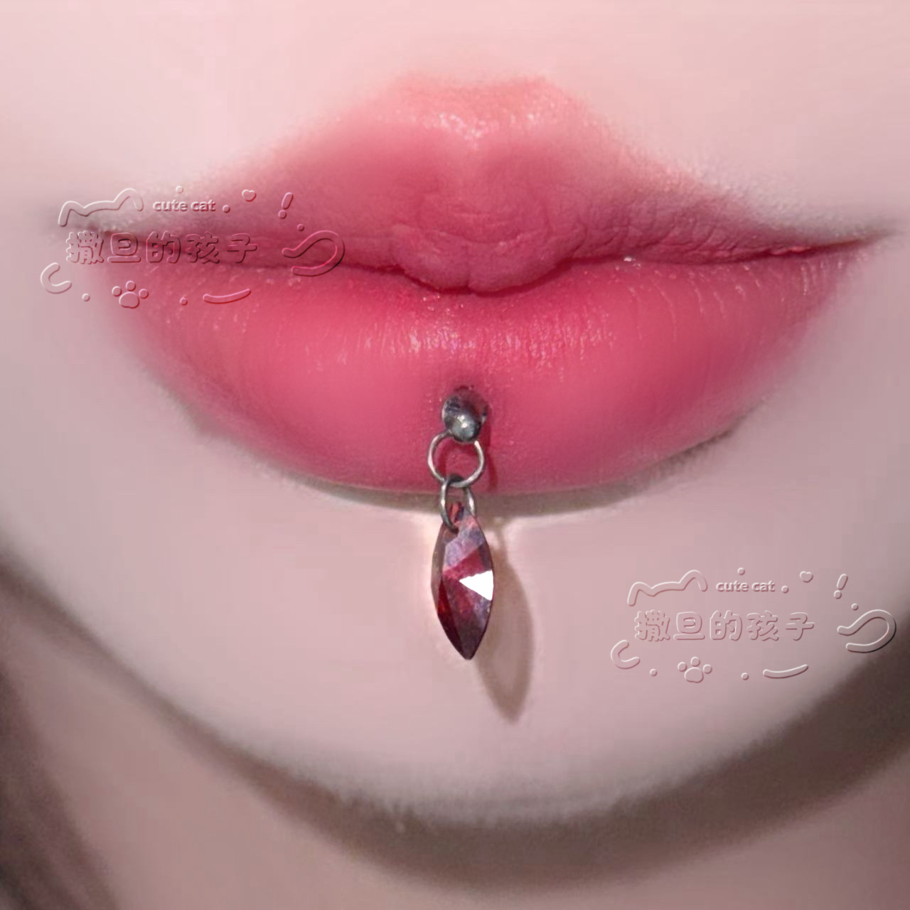Satan's Child Dream Traveler F136 Titanium Lip Piercing Labret Stud Lip Ring Ear Bone Piercing detail image 9