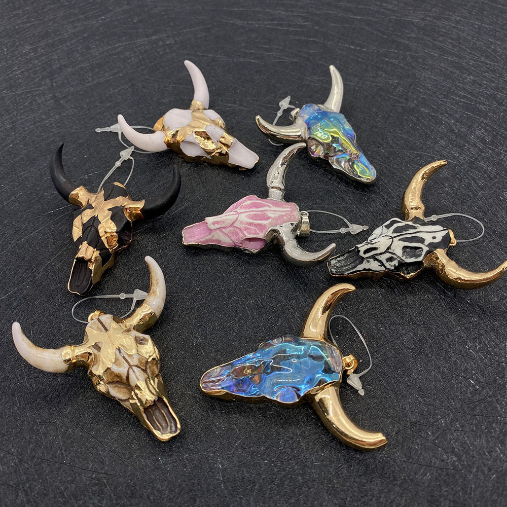 Cattle Pattern 1 Piece Arylic Artificial Crystal Cattle