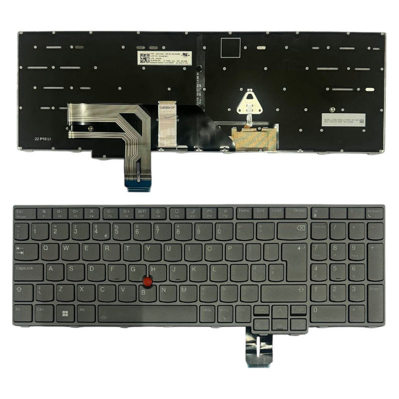 UK/US applicable ThinkPad Lenovo P16 GEN1/P16 GEN2 notebook built-in keyboard IBM