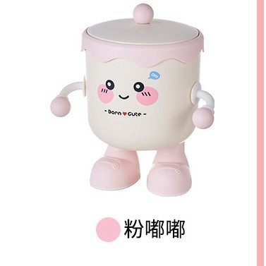 2025新款桌面垃圾桶创意可爱学生宿舍书桌餐桌茶几迷你小纸篓带盖|undefined