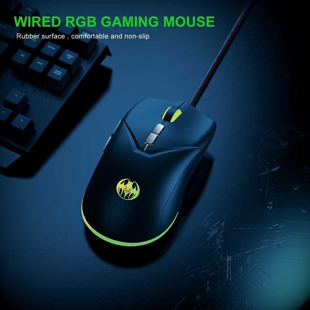 7D Youfu Wired Gaming Mouse 6-Speed 7200Dpi Mouse Cross-Border Gaming Mouse Wholesale