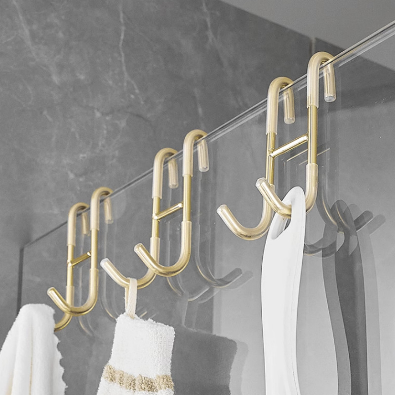 Shower Room Hook Bathroom Frameless Glass Door Clothes Hook Clothes Towel Hook Bathroom Stainless Steel Bath Towel Hook