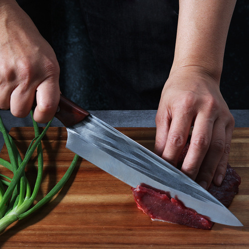 Hand-forged chef's knife, high hardness 7.5-inch rosewood Western-style knife, sharp kitchen fish knife
