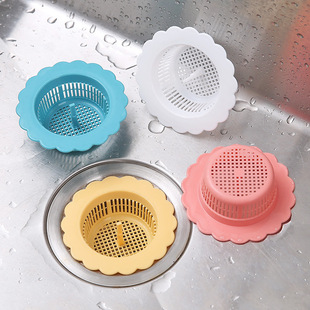 Hand-held sink filter cover anti-clogging sewer hair filter kitchen household drain sink floor drain