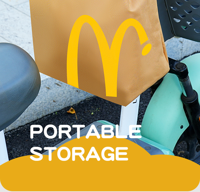 Electric Vehicle Waterproof Hanging Bag for Yadea Aima Electric Scooter Front Storage Bag Helmet Storage Bag