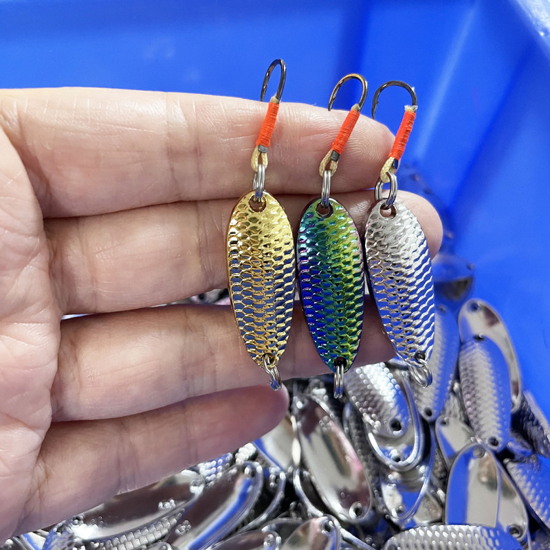 Factory Dragon Scale Sequins 2.5G-20G Lure for Whitefish and Minnows, Micro Sequins, Spoon-Shaped Single Hook Artificial Bait Factory Dragon Scale Sequins 2.5G-20G Lure for Whitefish and Minnows, Micro Sequins, Spoon-Shaped Single Hook Artificial Bait