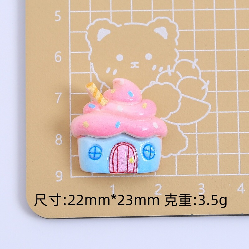 漫画コーンハウス食品おもちゃクリエイティブ手作り diy クリーム接着剤樹脂アクセサリー小さなアクセサリージュエリー材料卸売|undefined
