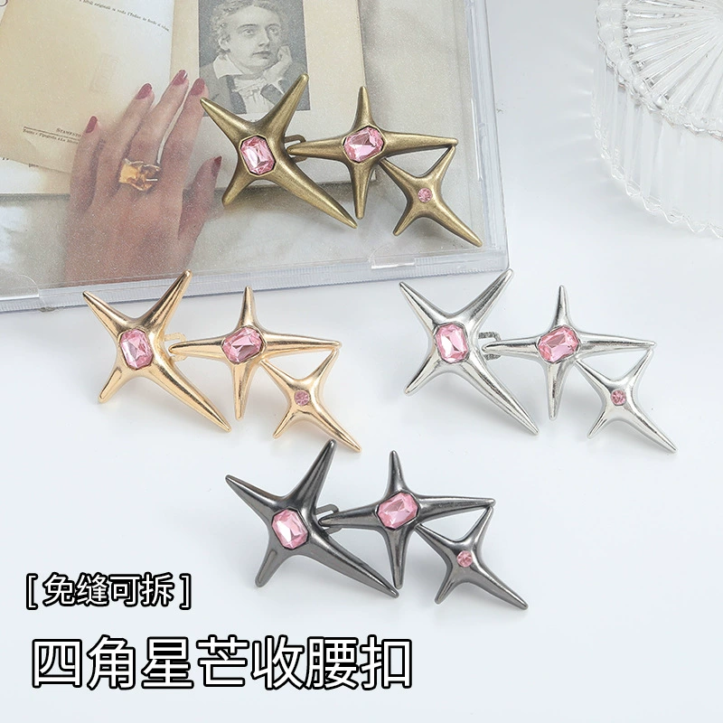 Кросс-звезда Съемная пряжка без швов