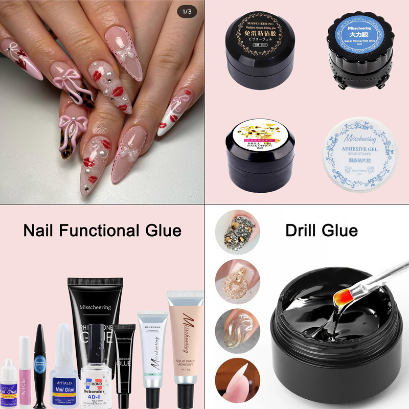 Cross-border nail nail glue patch tape brush glue nail phototherapy glue nail piece gel adhesive glue Cross-border nail nail glue patch tape brush glue nail phototherapy glue nail piece gel adhesive glue