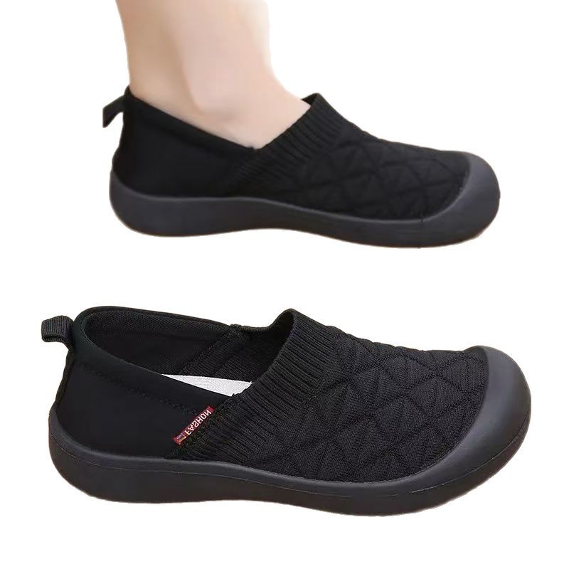 Primavera y otoño nuevos zapatos de tela de mujer con suela suave, zapatos de moda para madres, zapatos de trabajo ligeros y cómodos, zapatos de solos antideslizantes image 5