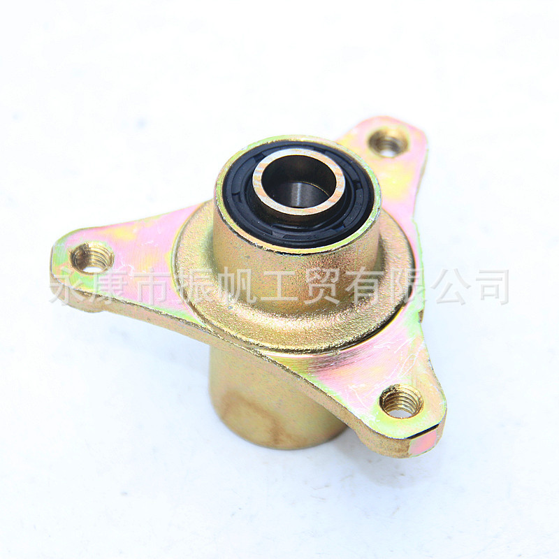 Modified Go-Kart Front Steering Parts, Atv Front Wheel Hub Mount, 3-Hole Wheel Core Bearing, 17mm Flange Mount