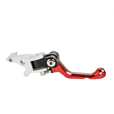 Off-Road Motorcycle Anti-Fall Foldableing: Motorcycle Handle Cover - cqr-brake-lever-red
