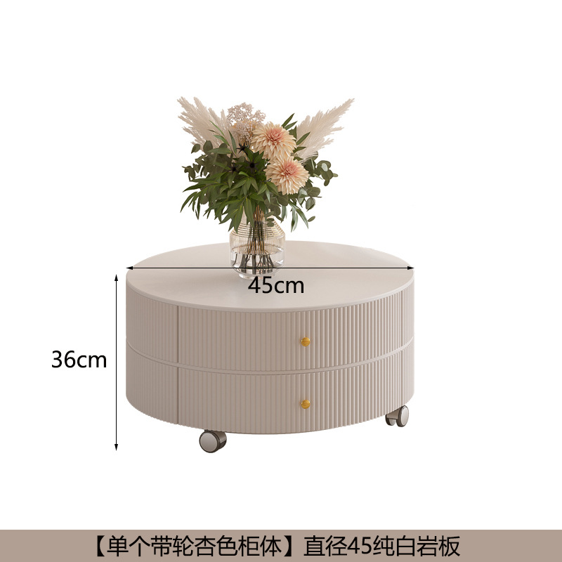 [단일 벨트 휠 쌀 흰색 캐비닛 바디] 직경 45 순수한 흰색 암판