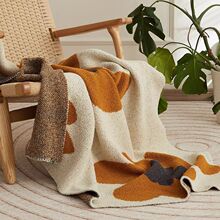 暖阳织梦·太阳花绒感午睡毯ins针织半边绒毛毯盖毯a类沙发空调毯