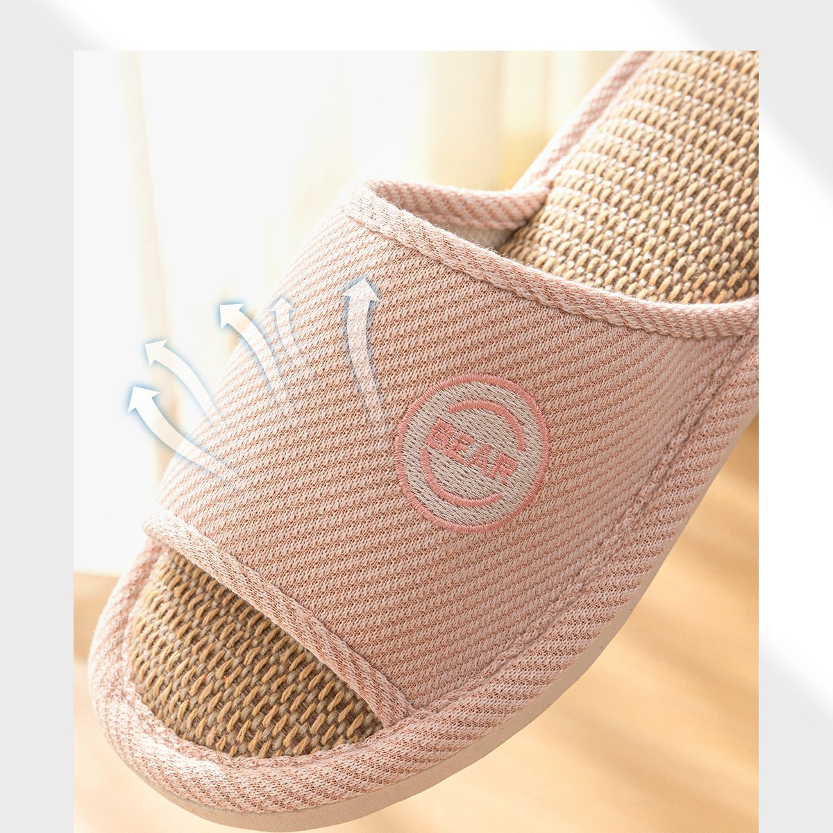 Dames pantoffels voor in huis ademend en antislip comfortabel_voghion.com